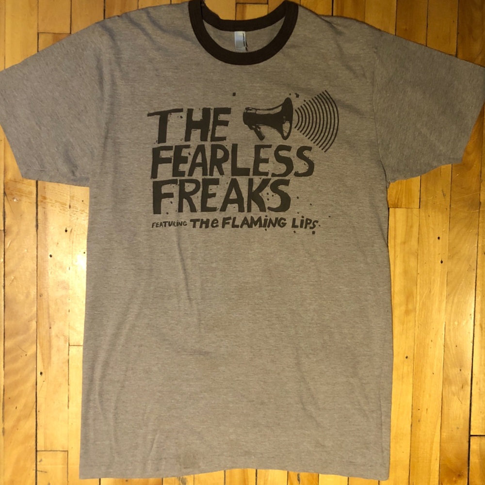 Flaming Lips The Fearless Freaks Vintage Heathered Y2K Alt Rock T-Shirt LG